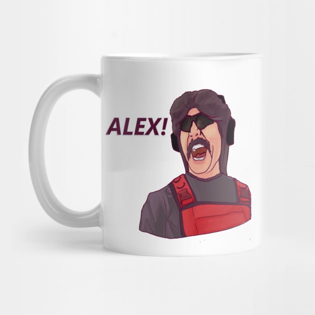 Dr Disrespect Yelling at Alex by sheehanstudios